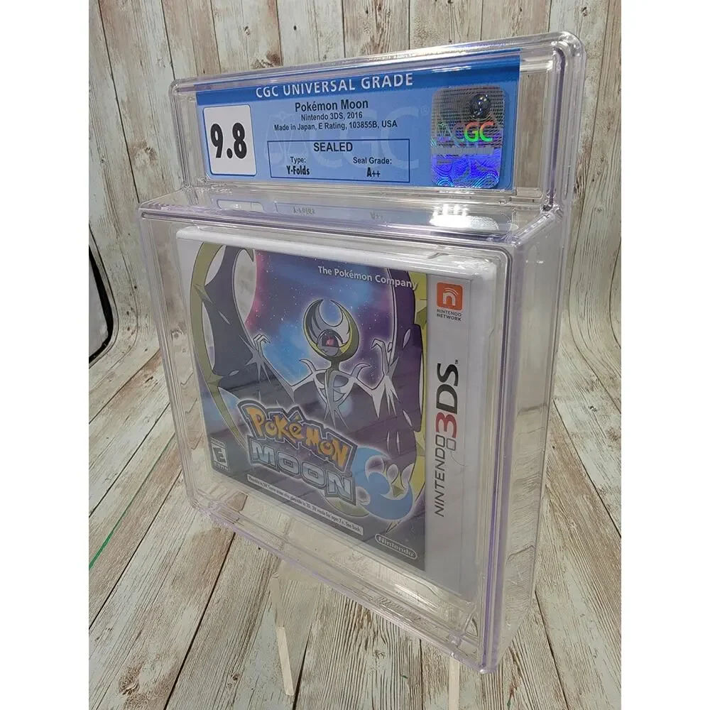 Pokémon Moon Nintendo 3DS 2DS Sealed New CGC Uncirculated 9.8 A++ Graded